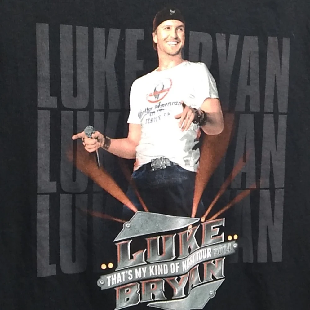 (BX10) SALE! NWOT Luke Bryan Thats My Kind Of Night Tour 2014 Shirt Sz.S